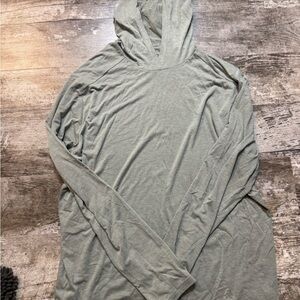 NWT Free Fly Bamboo Shade Hoodie | Heather Agave Green | XL